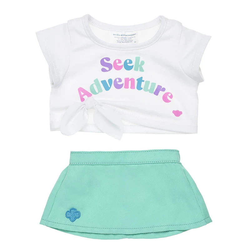 Girl Scout "Seek Adventure" Skirt Set
