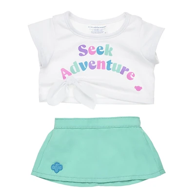 Girl Scout "Seek Adventure" Skirt Set