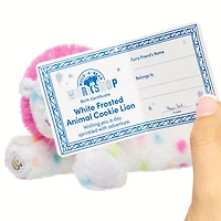 Build-A-Bear Mini Beans® White Frosted Animal Cookie Lion - Limited Edition!