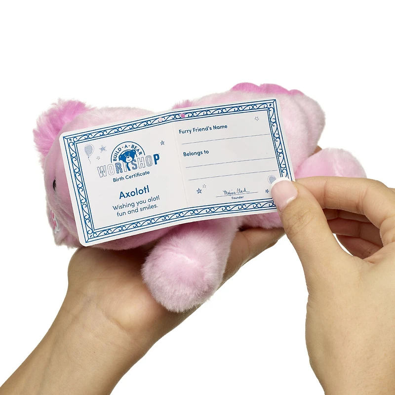 Build-A-Bear Mini Beans® Axolotl Stuffed Animal