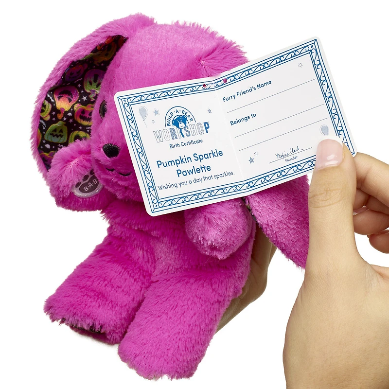 Build-A-Bear Mini Beans® Hoppy Halloween Pawlette™ Plush Bunny