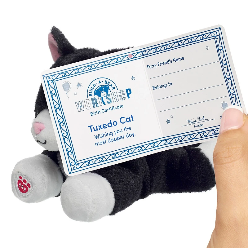 Mini Beans® Promise Pets™ Tuxedo Cat Stuffed Animal