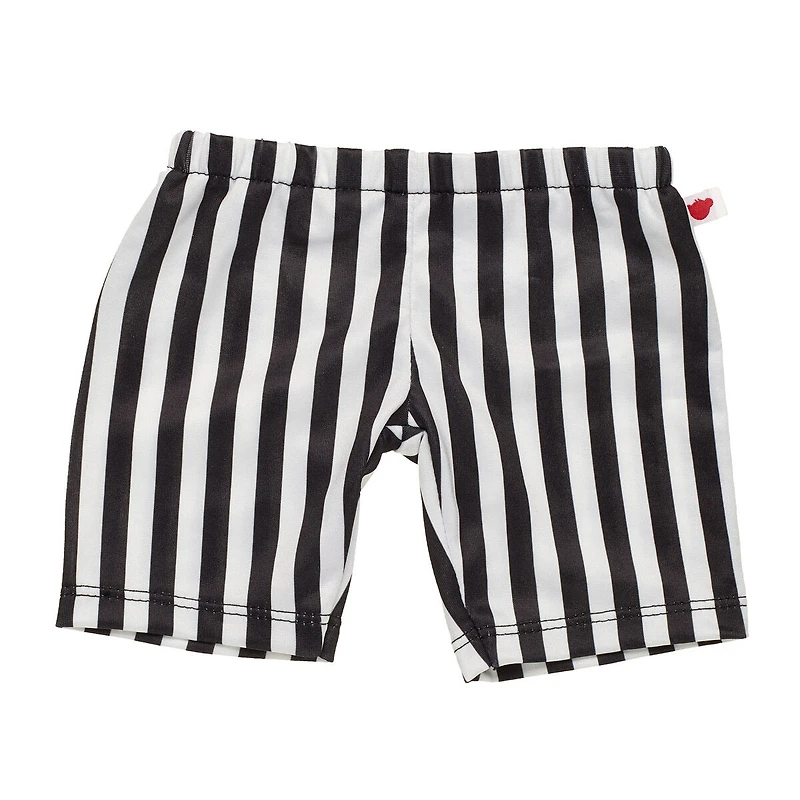 Black and White Striped Leggings