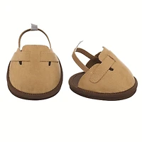 Brown Suede Clogs