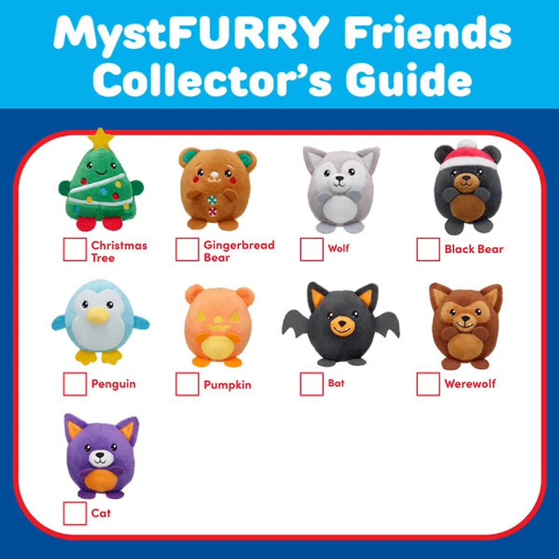 MystFURRY Friends - Includes 1 Holiday Surprise Plush!