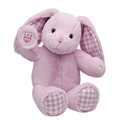 Pink Gingham Pawlette™ Bunny Plush