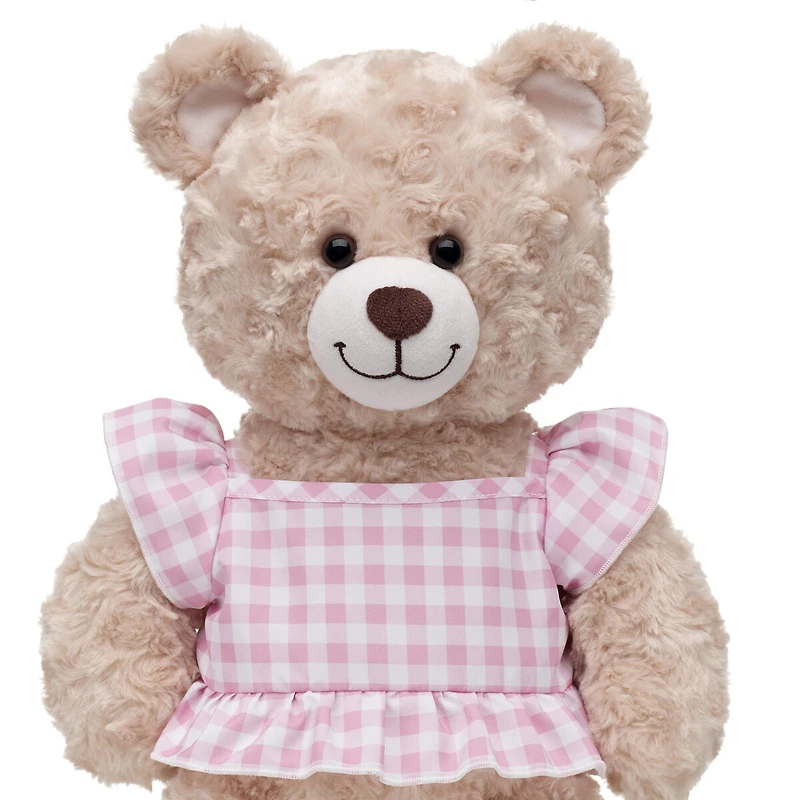 Pink Gingham Ruffle Tank