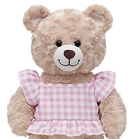 Pink Gingham Ruffle Tank