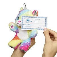 Build-A-Bear Mini Beans® Rainbow Kittycorn Plush