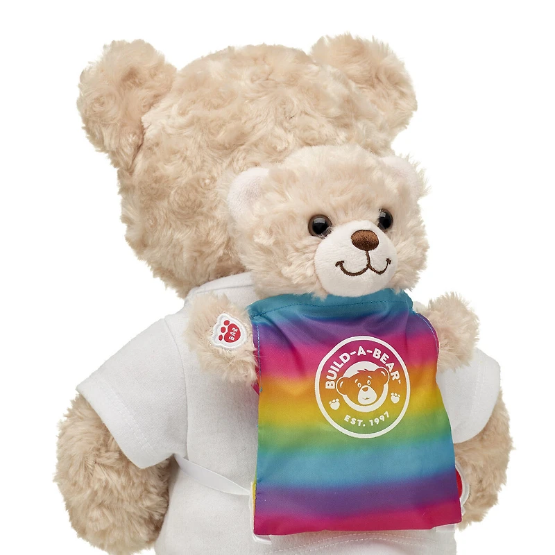 Build-A-Bear Mini Beans® Rainbow Toy Bear Carrier