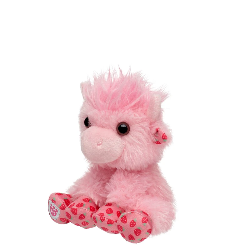 Build-A-Bear Mini Beans® Strawberry Highland Cow Stuffed Animal