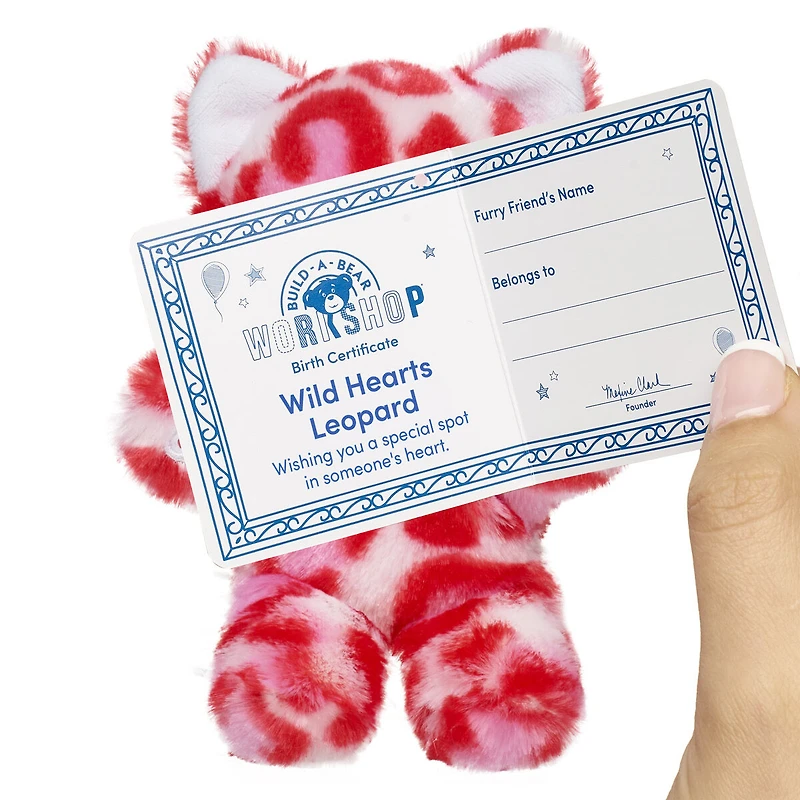 Build-A-Bear Mini Beans® Wild Hearts Leopard Stuffed Animal