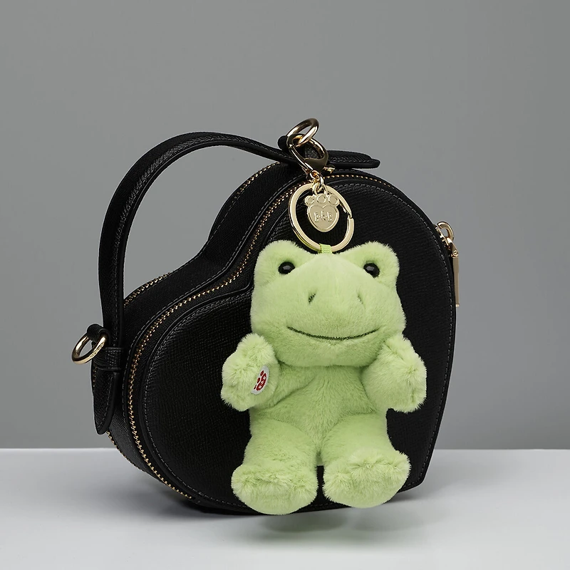 Spring Green Frog Plush Bag Charm