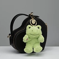 Spring Green Frog Plush Bag Charm
