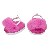 Pink Fuzzy Slippers