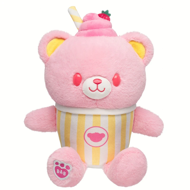 Strawberry Lemonade Bear Slushie Plushie