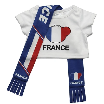 France Scarf and T-Shirt Set