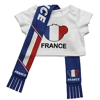 France Scarf and T-Shirt Set