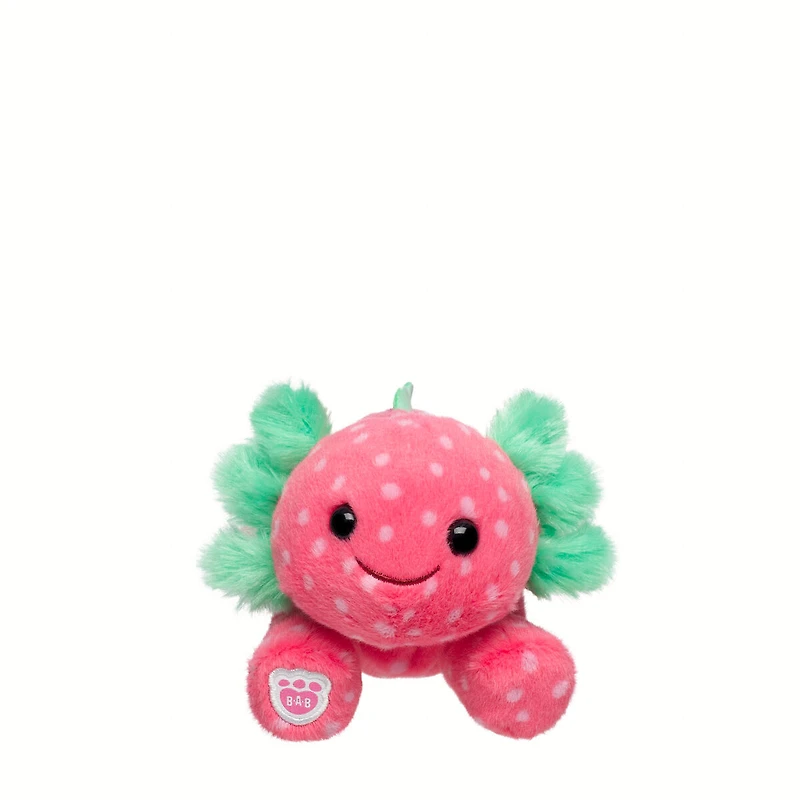 Build-A-Bear Mini Beans® Strawberry Axolotl Stuffed Animal