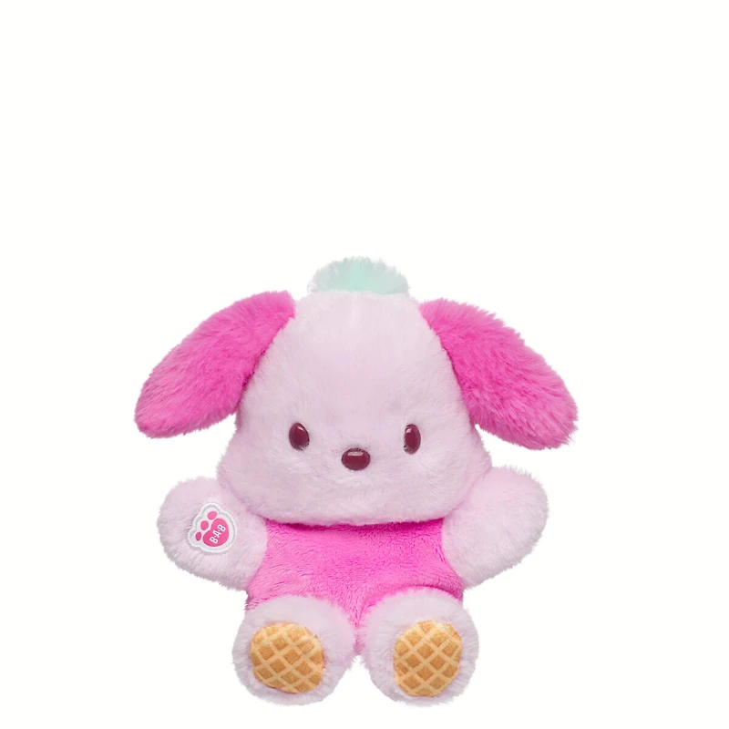 Build-A-Bear Mini Beans® Strawberry Ice Cream Pochacco™ Plush
