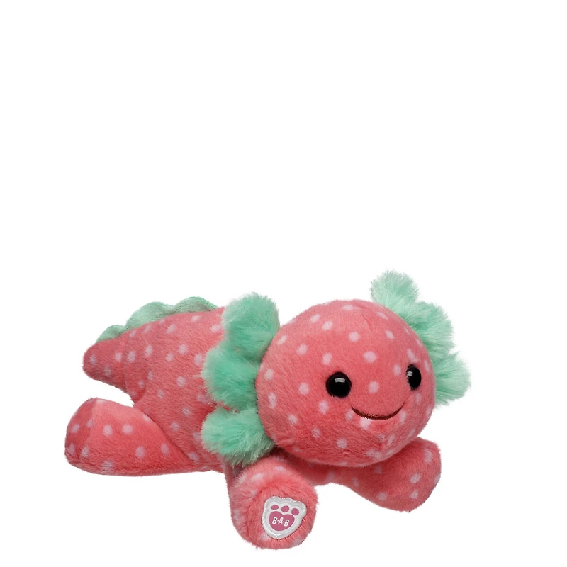 Build-A-Bear Mini Beans® Strawberry Axolotl Stuffed Animal