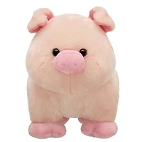 Fuzzy Pink Pig Stuffed Animal
