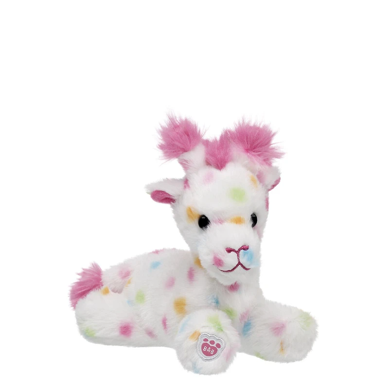 Build-A-Bear Mini Beans® White Frosted Animal Cookie Giraffe Stuffed Animal
