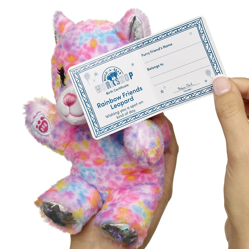 Build-A-Bear Mini Beans® Rainbow Friends Leopard Stuffed Animal