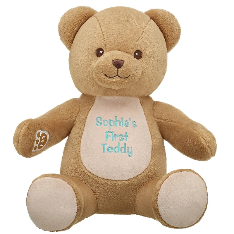 Personalized Embroidered Baby Brown Teddy Bear