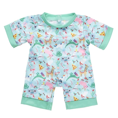 Holiday Print PJ Sleeper