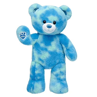 Blue Tie-Dye Bear