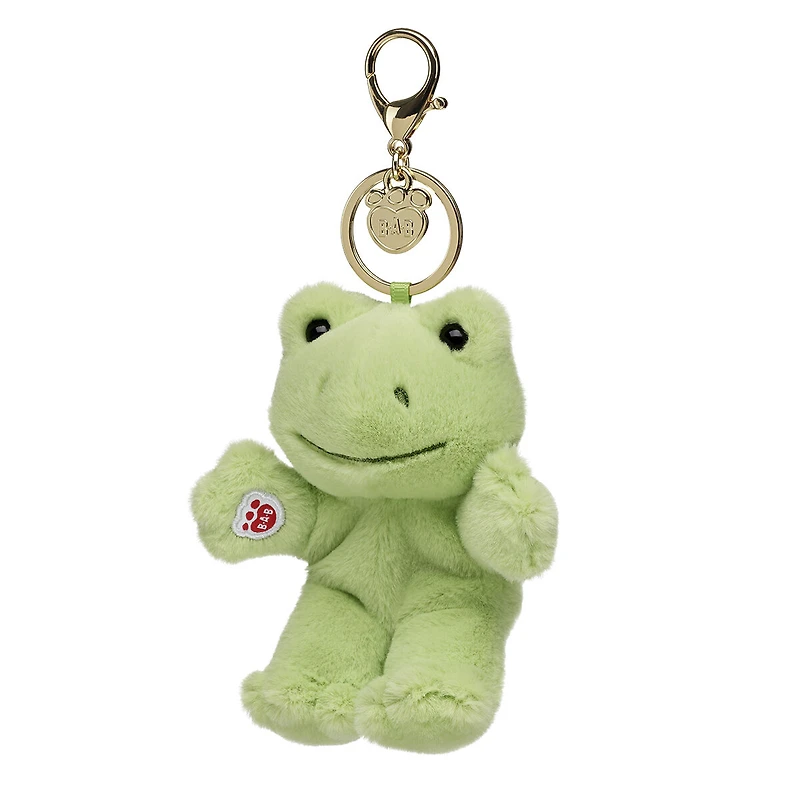 Spring Green Frog Plush Bag Charm
