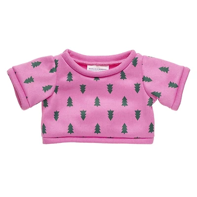 Pink and Green Christmas Tree Sweater