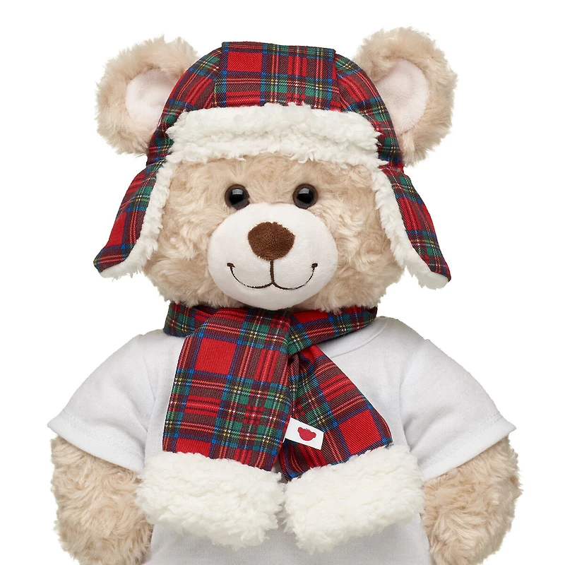 Tartan Hat and Scarf Set