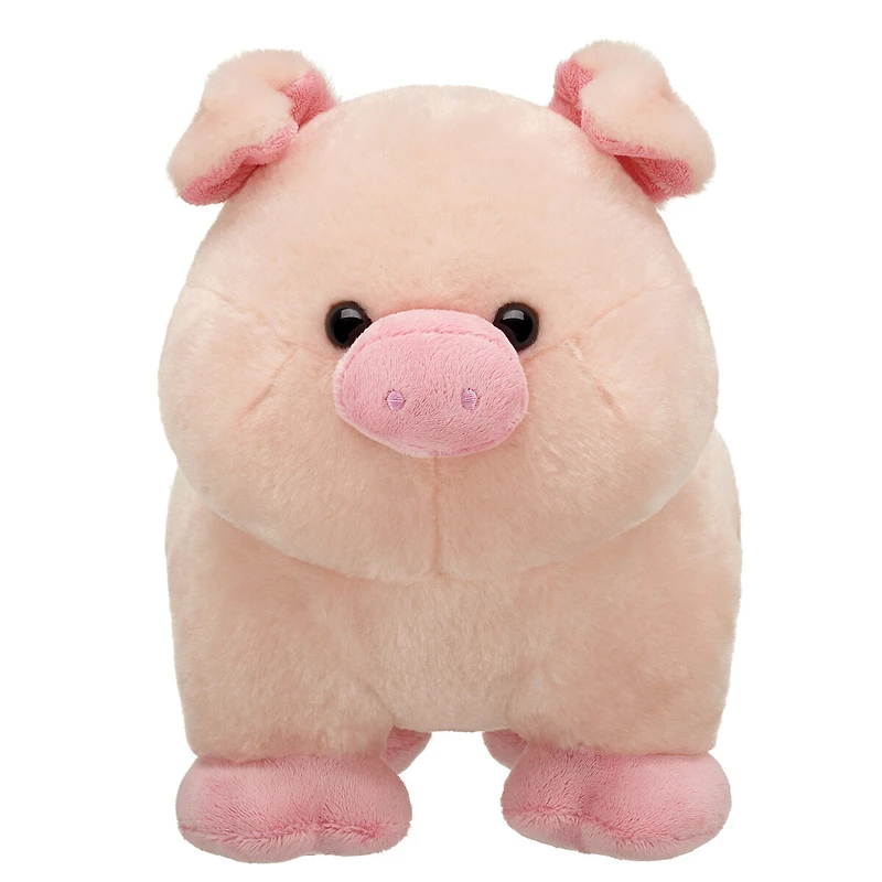 Fuzzy Pink Pig Stuffed Animal