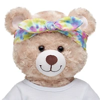 Rainbow Tie-Dye Knot Headband