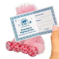 Build-A-Bear Mini Beans® Strawberry Highland Cow Stuffed Animal