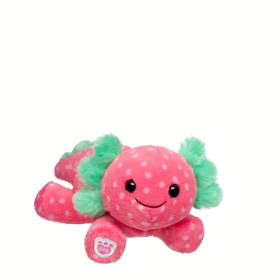 Build-A-Bear Mini Beans® Strawberry Axolotl Stuffed Animal