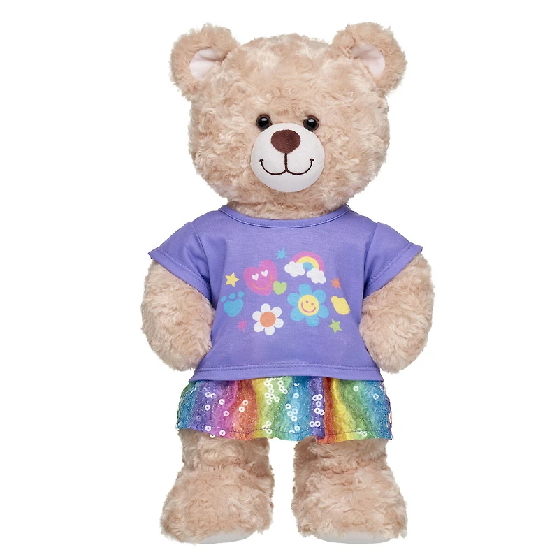 Rainbow Smiles Skirt Outfit