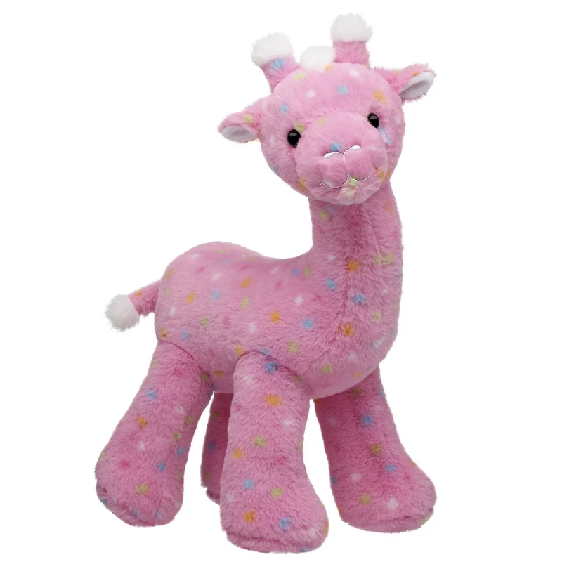 Pink Frosted Animal Cookie Giraffe Stuffed Animal