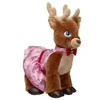 Red & Pink Snowflake Dress