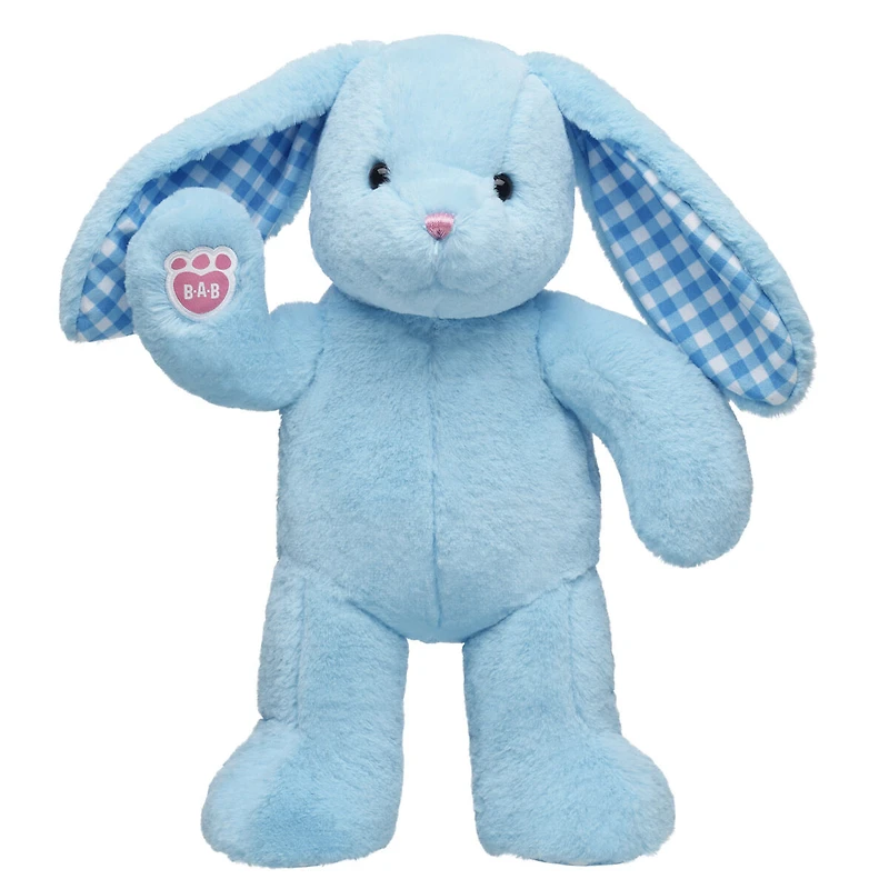 Blue Gingham Pawlette™ Bunny Plush