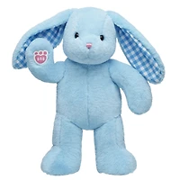 Blue Gingham Pawlette™ Bunny Plush