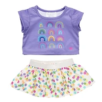 Rainbow Skirt Set 2 pc.