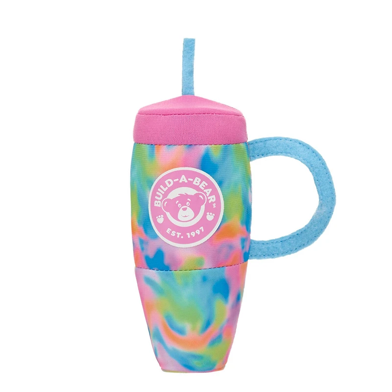 Tie-Dye Plush Drink Tumbler