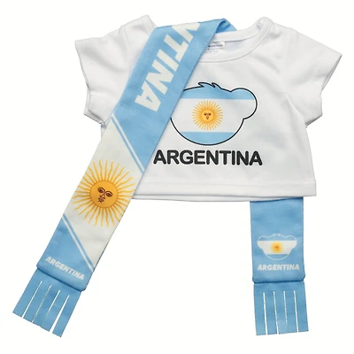 Argentina Scarf and T-Shirt Set