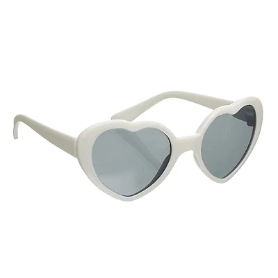 White Heart Sunglasses