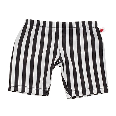 Black and White Striped Leggings