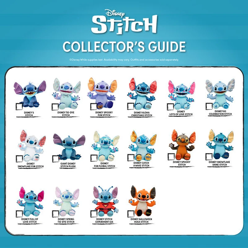 Disney Halloween Hugs Stitch Plush