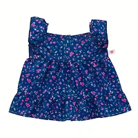 Navy Floral Dress